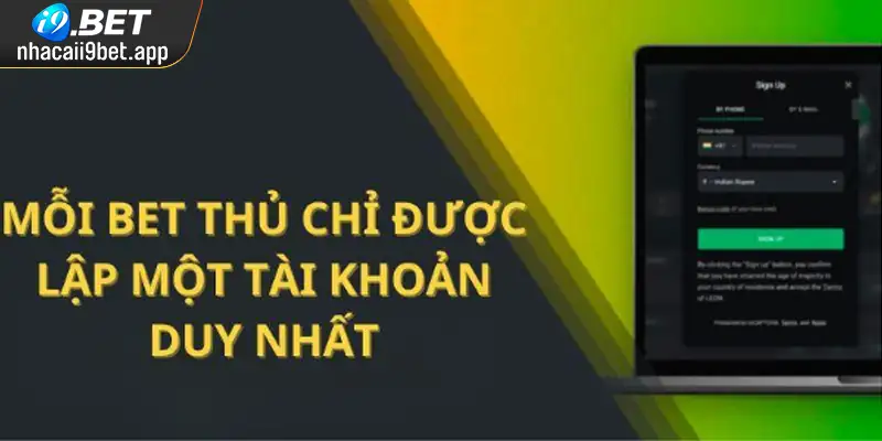 Điều khoản điều kiện về tạo tài khoản i9bet